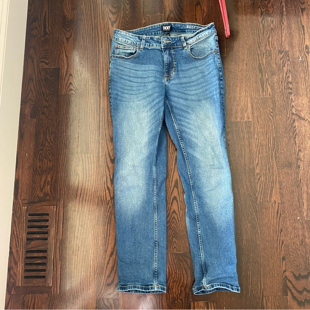 DKNY Men’s Jeans 30 x 30 Straight Blue Dark Wash Mid Rise Denim